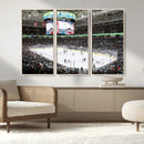 Sharks Arena Blackhawks Sharks Ice Hockey Stadium Wall Art by MyGreatCanvas | Canvas Wall Art Prints | Photo Prints & Wall Decor