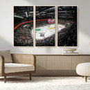 Vaudoise Lausanne Ice Hockey Arena Stadium Wall Art Canvas,
