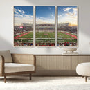 Framed Houston Cougars Football Team Print - Houston TDECU by MyGreatCanvas | Canvas Wall Art Prints | Photo Prints & Wall Decor