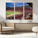 Wisconsin Badgers Football Team Print - Madison Camp Randall by MyGreatCanvas | Canvas Wall Art Prints | Photo Prints & Wall Decor