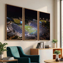 Duke University Blue Devils Football Print Canvas - Durham
