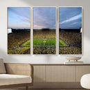 Michigan Stadium Wall Art Canvas Print, Vibrant Game Day by MyGreatCanvas | Canvas Wall Art Prints | Photo Prints & Wall Decor