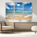 Sea View From the Beach Canvas Print