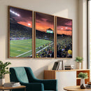 Eugene Autzen Stadium Canvas Wall Art Print – Sunset Over