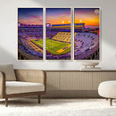 The Louisiana State University Tigers Football Team Print - by MyGreatCanvas | Canvas Wall Art Prints | Photo Prints & Wall Decor