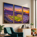 The Louisiana State University Tigers Football Team Print -