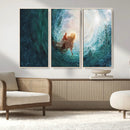 Powerful Jesus Canvas Print - Hand of Salvation,