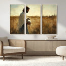 Jesus the Good Shepherd Wall Art Canvas Print -