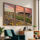 University of Wyoming Cowboys Football Team Print - Laramie