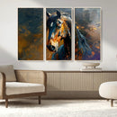 Abstract Horse Wall Art Canvas Print | Farmhouse Wall Decor by MyGreatCanvas | Canvas Wall Art Prints | Photo Prints & Wall Decor