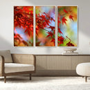 Red Leaves Autumn Forest Wall Art Canvas, Red Leaves Autumn by MyGreatCanvas | Canvas Wall Art Prints | Photo Prints & Wall Decor