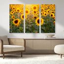 Sunflower Sunshine Wall Art Canvas Print by MyGreatCanvas | Canvas Wall Art Prints | Photo Prints & Wall Decor