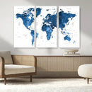 World Map Canvas Print – Framed Detailed Map of the World by MyGreatCanvas | Canvas Wall Art Prints | Photo Prints & Wall Decor