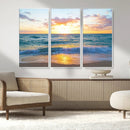 Coastal Wall Art - Vintage World Map Canvas Print with