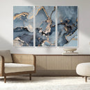 Multipanel Marble Fluid Effect Wall Art Abstract Canvas Wall