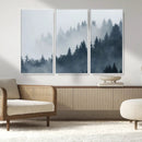 Foggy Pine Forest Wall Art Canvas Print by MyGreatCanvas | Canvas Wall Art Prints | Photo Prints & Wall Decor