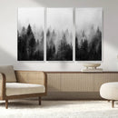Fogy Forest Canvas Wall Art Print - Mountain Wall Art with