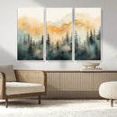 Abstract Forest Print - Mountain Wall Art | Autumn Landscape by MyGreatCanvas | Canvas Wall Art Prints | Photo Prints & Wall Decor