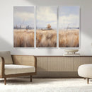 Golden Fields Wall Art Print Canvas – Serene Landscape of by MyGreatCanvas | Canvas Wall Art Prints | Photo Prints & Wall Decor