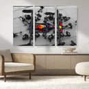 RedBull Formula 1 Canvas Wall Art Print