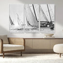 Yacht Sailboat Regatta Canvas Wall Art Canvas Print
