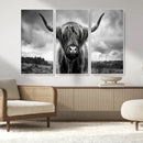Scottish Cow Wall Art Canvas Print | Longhorn Wall Art | by MyGreatCanvas | Canvas Wall Art Prints | Photo Prints & Wall Decor