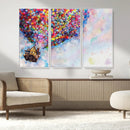 Don't Look Up Movie Canvas Wall Art - Vibrant Floating House by MyGreatCanvas | Canvas Wall Art Prints | Photo Prints & Wall Decor