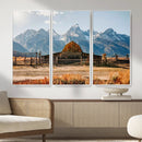 Vintage Old Barn Field Wall Art Canvas Print for Farmhouse by MyGreatCanvas | Canvas Wall Art Prints | Photo Prints & Wall Decor