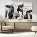 Vintage Baby and Mom Cattle Wall Art Canvas Print by MyGreatCanvas | Canvas Wall Art Prints | Photo Prints & Wall Decor
