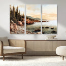 Serene Coastal View of Acadia National Park Wall Art -