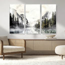 Yosemite Valley Wall Art Canvas Print – Framed and Ready to