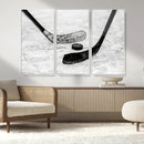 Winter Ice Hockey Sport Canvas Wall Art Print - Hockey Wall by MyGreatCanvas | Canvas Wall Art Prints | Photo Prints & Wall Decor