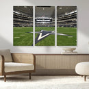 Dallas Cowboys Football Team Print - Arlington AT&T Stadium by MyGreatCanvas | Canvas Wall Art Prints | Photo Prints & Wall Decor
