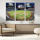 Citi Field Wall Art Print | 3-Panel New York Mets Baseball