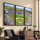 Citi Field Wall Art Print | 3-Panel New York Mets Baseball