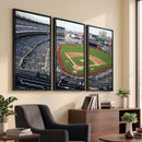 New York Yankees Baseball Team Print - Yankee Stadium Wall