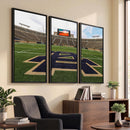 Notre Dame Stadium Giclee Canvas Print | Triptych Wall Art