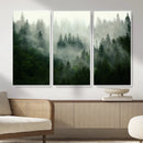 Foggy Forest Wall Art – Tranquil Green Woodland Canvas by MyGreatCanvas | Canvas Wall Art Prints | Photo Prints & Wall Decor