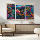 Framed Japanese 1986 Wall Art Print, Yayoi Kusama 1986 Wall