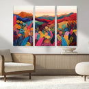 YAYOI KUSAMA Abstract Print - Landscape Canvas Wall Art