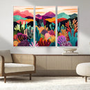 Abstract Kusama Print - Landscape Canvas Wall Art Print -