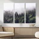 Misty Forest Wall Art | Foggy Forest Canvas Print | Large by MyGreatCanvas | Canvas Wall Art Prints | Photo Prints & Wall Decor