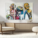 Shai Yossef Style Canvas Art - Joyful African Black Kids