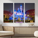 Disney Castle Wall Art Canvas Print – Magical Fairytale