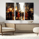 Abstract Jazz Art Wall Art Canvas Print – Colorful Musical