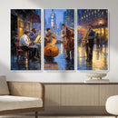 Colorful Jazz Wall Art - African American Music Canvas Print