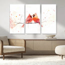 Cardinal Bird Canvas Wall Art - Male and Female Cardinal by MyGreatCanvas | Canvas Wall Art Prints | Photo Prints & Wall Decor