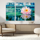 Lotus Flower Wall Art Canvas Print, Water Lily Large Wall by MyGreatCanvas | Canvas Wall Art Prints | Photo Prints & Wall Decor
