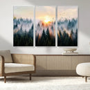 Abstract Forest Wall Art - Serene Nature Canvas Print with by MyGreatCanvas | Canvas Wall Art Prints | Photo Prints & Wall Decor