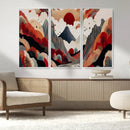 Abstract Mountain Wall Art Canvas Print – Vibrant Stylized by MyGreatCanvas | Canvas Wall Art Prints | Photo Prints & Wall Decor